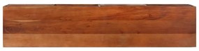 Móvel de TV 140x30x35 cm madeira de acácia maciça