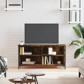 vidaXL Móvel de TV 100x40x50 cm derivados de madeira carvalho fumado