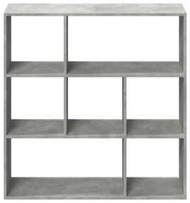 Estante divisória 102x29x103,5 cm deriv. madeira cinza cimento