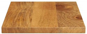 Tampo de mesa retangular 50x20x2,5 cm mangueira maciça
