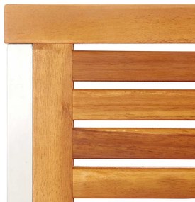 Cadeiras de jardim c/ almofadões 4 pcs madeira de acácia maciça