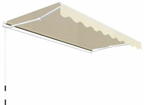 Toldo dobrável manual 300 cm creme