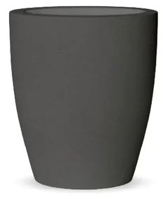 Vaso de flores colorido redondo Polietileno CASA, JARDIM, RESTAURANTE, BAR VIOLETA 55 (ø55x60 cm) - Cinzento