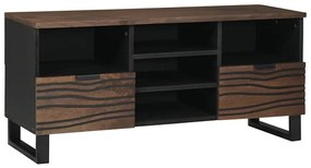 vidaXL Unidades de TV Nogueira 100 x 33 x 46 cm Madeira processada