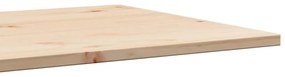 Tampo de mesa retangular 100x50x1,7 cm pinho maciço