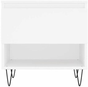 Mesas de centro 2 pcs 50x46x50 cm derivados de madeira branco