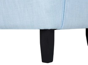 Poltrona em tecido azul claro ABSON Beliani