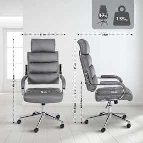 Cadeira de escritório Campo Cinzenta