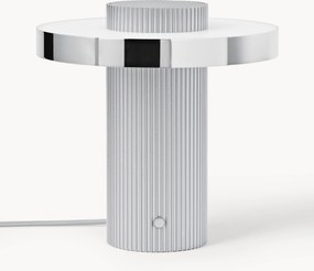 Candeeiro de mesa LED pequeno com base ondulada Elna