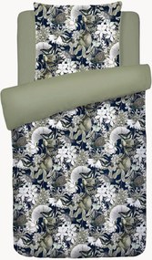 Conjunto de roupa de cama em cetim de algodão Jardin Orné, vários tamanhos
