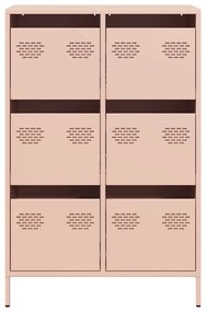 Móvel alto 68x39x101,5 cm aço rosa