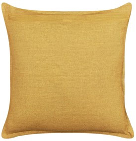 Conjunto de 2 almofadas decorativas amarelas 45 x 45 cm SAGINA Beliani