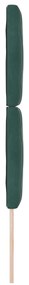 Cabeceira de Veludo de Blocos de Diamante Verde Escura vidaXL 80 cm, C