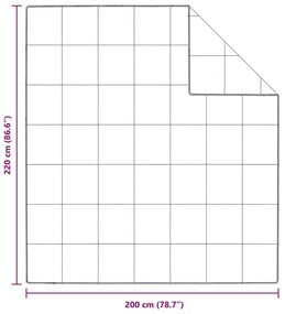 Colchas &amp; Edredons Branco 200 x 220 cm Penugem