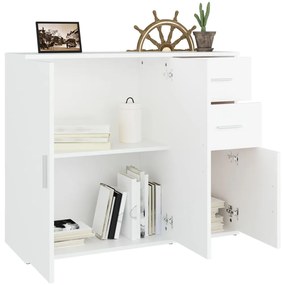 Aparador 91x29,5x75 cm derivados de madeira branco