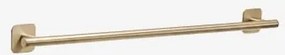Toalheiro Adesivo De Parede Com Barra 60 Cm Para Casa De Banho Em Aço Inoxidável Ondreli Dourado Escovado - Sklum