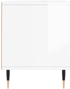 Móvel p/ TV 100x34,5x44,5 cm derivados madeira branco brilhante