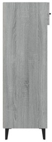 Sapateira 60x35x105 cm derivados de madeira cinzento sonoma