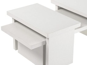 Mesa de Centro "Sanctuary" – Branco, 110x45x41,5 cm, Design Acolhedor