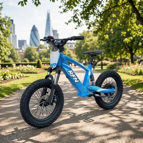 Bicicleta elétrica infantil 350W 16" Roan RXF Evo-S Azul