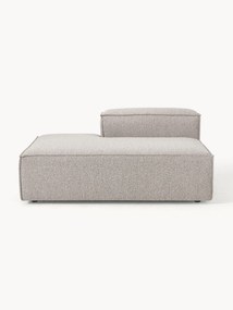 Módulo chaise longue em bouclé Lennon