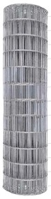Cerca Euro com 13 postes flangeados 0,8 x 25m em aço galvanizado
