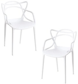Pack 2 Cadeiras Korme - Branco