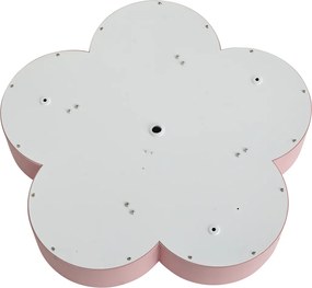 Luminária de teto infantil rosa e branca - Lucille