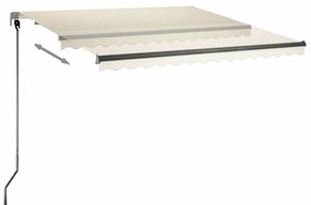 Toldo automático independente 300x250 cm cor creme
