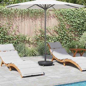 Base de Parasol vidaXL com Rodas para Postes de Ø38-48 mm 13 kg Redonda