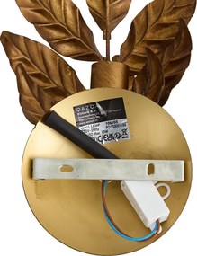 Candeeiro de parede vintage dourado antigo - Linden