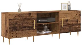 Gabinete para TV com prateleira Madeira antiga 150 x 30 x 50 cm
