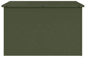 Caixa de Armazenamento Externa Verde-oliva 80 x 50.5 x 50 cm