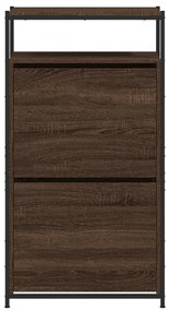 Sapateira 60x34x112 cm derivados de madeira carvalho castanho