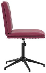Cadeiras de jantar 2 pcs veludo vermelho tinto