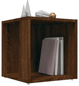 Mesa apoio 33x33x34,5cm derivados de madeira carvalho castanho