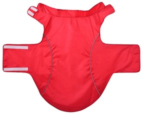 Capa de chuva para cães com tiras reflectoras vermelho 4XL