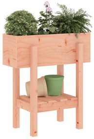 Vaso/floreira de jardim 62x30x69 cm madeira de douglas maciça