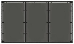 Conjunto de Jantar para Jardim vidaXL de 5 Peças Preto Rattan Poli