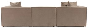 Sofá de 3 Lugares Sora – Cappuccino – 270 cm x 65 cm x 95 cm