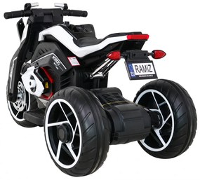 Mota elétrica para Crianças 12V 3 Rodas Rodas Espuma EVA Branca