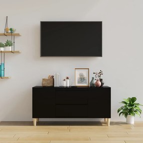 Móvel para TV 102x44,5x50 cm derivados de madeira preto