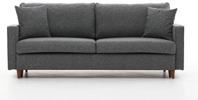 Sofá-cama de 3 lugares Eva – Cinzento – 210 cm x 82 cm x 90 cm
