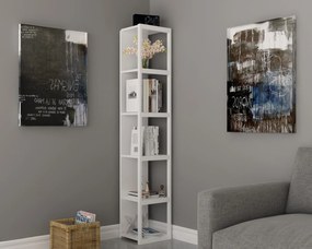 Estante Texas – Branco – 33,7 cm x 180 cm x 29,5 cm