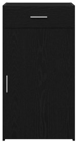 Buffet vidaXL Preto Carvalho 30x42,5x93 cm Madeira de engenharia