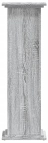 Suporte p/ plantas 33x33x100 cm derivados madeira cinza sonoma