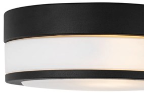Candeeiro de tecto clássico exterior preto 23 cm IP44 - Flavi Clássico / Antigo