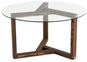 Mesa de Café Miro - Nogueira - 75x40x75 cm