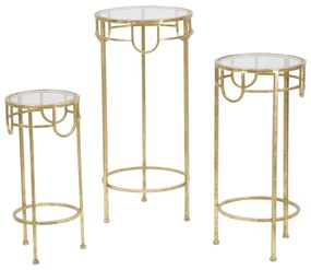 CONJUNTO P/TELEFONE OURO 3 PCS CM Ø 33X70
-28X60-23X50