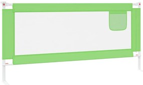 Barra de segurança p/ cama infantil tecido 200x25 cm verde